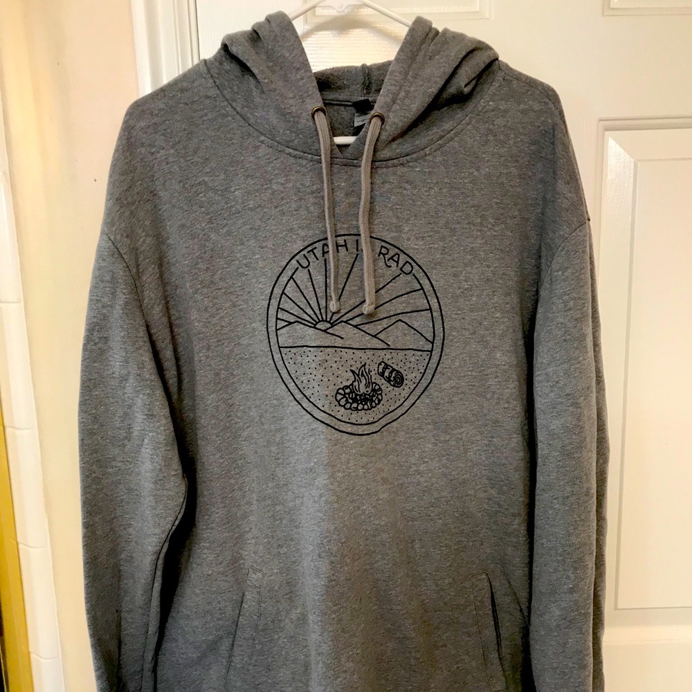 Utah is Rad Grey Hoodie